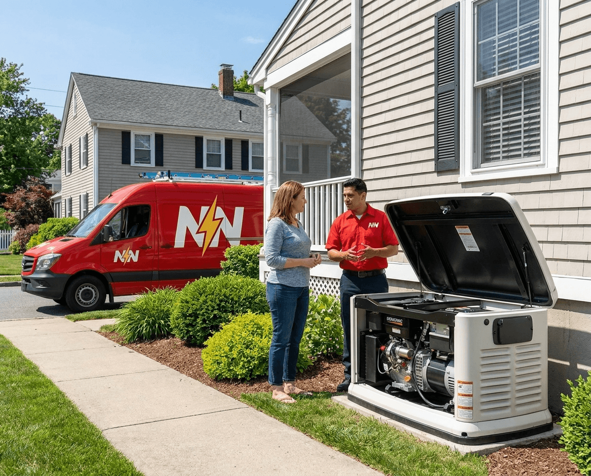 Generator Installation by NN Electrical in Greater Boston