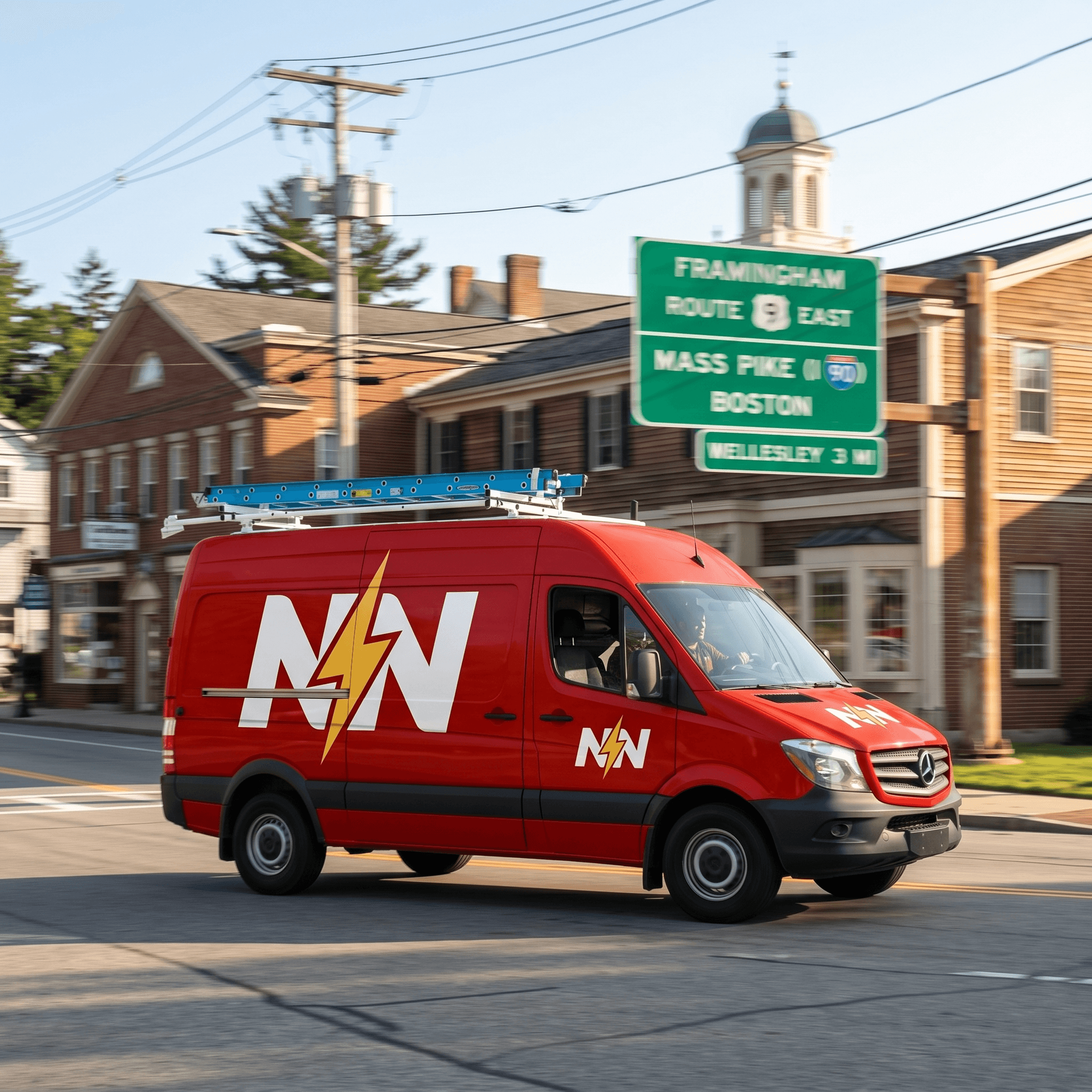 NN Electrical service van in Greater Boston